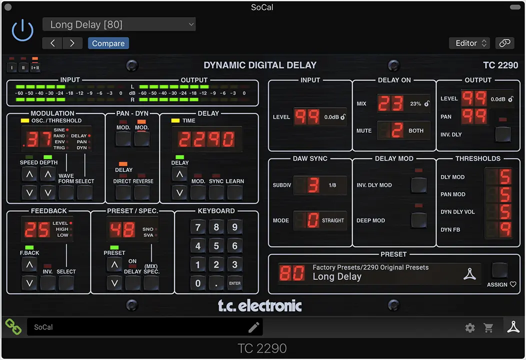 TC Electronic TC 2290 Dynamic Delay